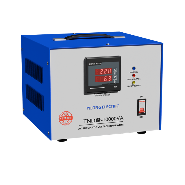 YILONG SVC-10KVA Automatic Voltage Regulator Voltage Stabilizer 220V Single Phase Digital Display 50/60Hz Home Whole House
