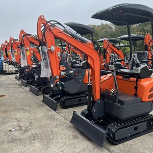 Mini Excavadora Hidráulica Tipo Oruga, Color Naranja, Sistema de Monitoreo Remoto, Uso Agrícola y de Construcción - Product Image 1