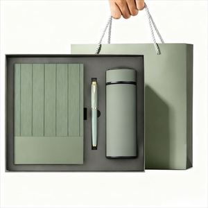 Promotional Luxury Business Gift Set A5 Notebook with Embossed Printing Custom Logo for Corporate Events - Product Image 1