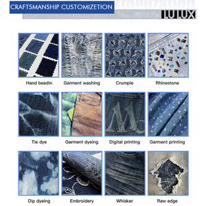 Quần Jean Nam Cao Cấp 100% Cotton, Phong Cách Y2K, Ống Rộng, Denim Vintage, Mùa Đông, Giặt Mài, Họa Tiết 3D, OEM/ODM Tùy Chỉnh - Product Image 4