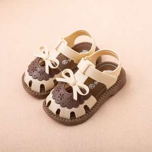 <span class=keywords><strong>Sandales</strong></span> d'été mignonnes pour filles, style princesse, avec nœud, respirantes, antidérapantes, chaussures pour enfants, semelles souples confortables, <span class=keywords><strong>sandales</strong></span> de plage pour enfants en bas âge - Product Image 2