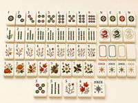 Tuiles de Mahjong américaines personnalisées « Boussole d'automne » pour soirées de jeu en famille, divertissement en club et vente au détail de cadeaux