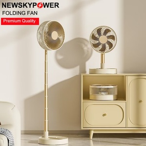 Ventilador de Mesa Oscilante Recargable al por Mayor, Plegable y Extensible de 10cm a 33cm, 4 Niveles de Viento para Hoteles, Dormitorios y Apartamentos - Product Image 2