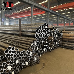 Tubería de aleación de acero sin costura laminada en caliente ASTM <span class=keywords><strong>A355</strong></span> Q235 Soldadura de acabado galvanizado de acero al carbono para taladros de calderas Certificado GS - Product Image 6