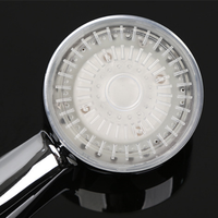 Moderna Cabezal de Ducha LED de Alta Calidad, Autoalimentado, con 7 Colores Cambiantes, Efecto Lluvia, Portátil, con Aumento de Presión y Ahorro de Agua