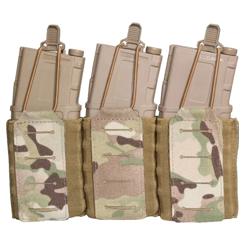 SPARK TAC Tactical Vest Triple Magazine Pouch Camouflage Holder OEM Unisex Tactical Equipment Small Bags