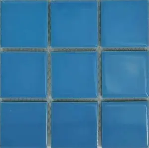 300*300 mosaico di vetro di alta qualità arte mosaico di vetro blu di vetro mosaico di ceramica per la piscina piastrelle di porcellana