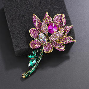 Weiman esagerato spilla piena di loto dell'industria pesante, abbigliamento da donna di fascia alta, cappotto autunnale e invernale, <span class=keywords><strong>Pi</strong></span> fisso - Product Image 2