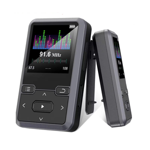 Lecteur MP3 sportif à clipser avec écran couleur, podomètre intégré, enregistreur vocal, mini-appareil musical portable pour la course à pied et la salle de sport - Product Image 1
