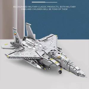 Bloques de Construcción de Aviones de Combate F15E Militares Técnicos 33034, Modelo de Caza Pesado, Ladrillos de Juguete, Regalos para Niños - Product Image 3