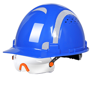 خوذة حماية عمال البناء المبطّن بمعيار وطني من ABS تسمح بمرور الهواء لمواقع البناء - Product Image 4