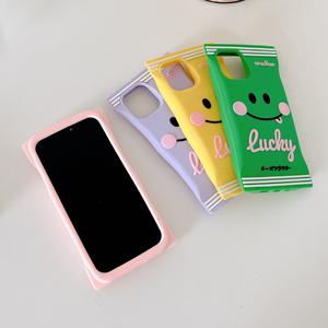 Bonbons Apple coque de téléphone <span class=keywords><strong>iPhone</strong></span> 14 13 12 11 Plus Xs Xr Funny smiley Face Snack Bag Creative Niche 6p - Product Image 3