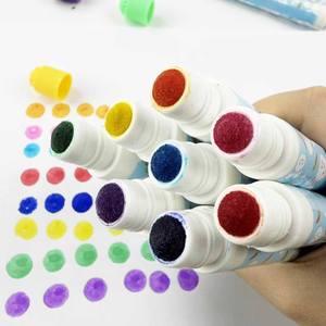 Marqueurs d'art lavables KHY <span class=keywords><strong>Bingo</strong></span> Daubers, 12 couleurs, marqueurs à points pour les tout-petits, les enfants d'âge préscolaire, kit de peinture à points pour loisirs créatifs - Product Image 3