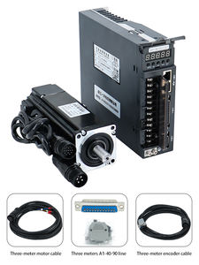Motor Servo AC HLTNC 0.6KW 60ST-M01930 1.9N.<span class=keywords><strong>m</strong></span> 600W Cocok dengan Driver A1 SVD15 untuk CNC ROUTER - Product Image 2