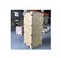 Caisses en bois OSB pliables, empilables et recyclables de qualité supérieure certifiée pour le transport international