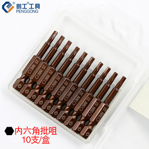 Penggong Hex Screwdriver Bits 3mm Chrome Vanadium Steel Industrial Grade - Product Image 3