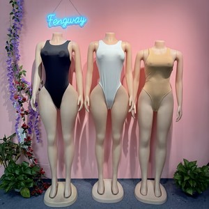 <span class=keywords><strong>Body</strong></span> <span class=keywords><strong>sexy</strong></span> da <span class=keywords><strong>donna</strong></span> con scollo rotondo e senza maniche in tinta unita - Product Image 1