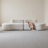 Canapé-lit droit en tissu crème motif cachemire, compressé sous vide, en éponge pure, 3 places, pliable, idéal pour appartement