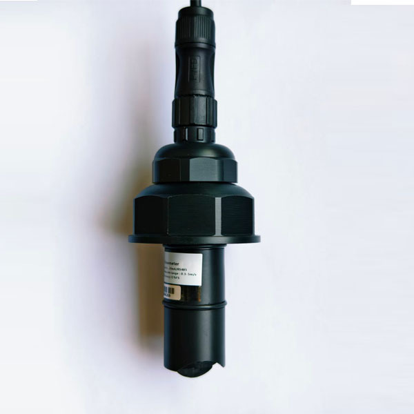 Digital PVDF Water Impeller RS485 Communication Output 4 20mA signal Insertion Turbine Flow Meter Paddle Wheel Sensor for Water