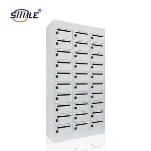 Kotak Surat Baja Luar Ruangan CHNSMILE untuk Komersial, Hunian, Apartemen, Kotak Pos Cluster dengan Kunci, Kotak Surat Logam Besar untuk Surat - Product Image 2