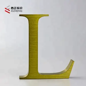 Stainless Steel Signs Letter Digital Signboard Outdoor Brass Channel Letters Sign Display Metal Sign