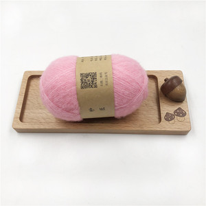 18NM 50g Fabbrica diretta mescolato napeed acrilico nylon spandex sciarpa maglione alize puffy a mano di lavoro a maglia del filato palla - Product Image 4