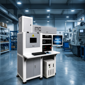 เครื่องตัดเพชรความแม่นยำสูงแบบเลื่อยหลายใบ ITC พร้อมระบบควบคุม FANUC แหล่งกำเนิดเลเซอร์ CAS ระบบปรับระดับอัตโนมัติเส้นสีเขียว - Product Image 1