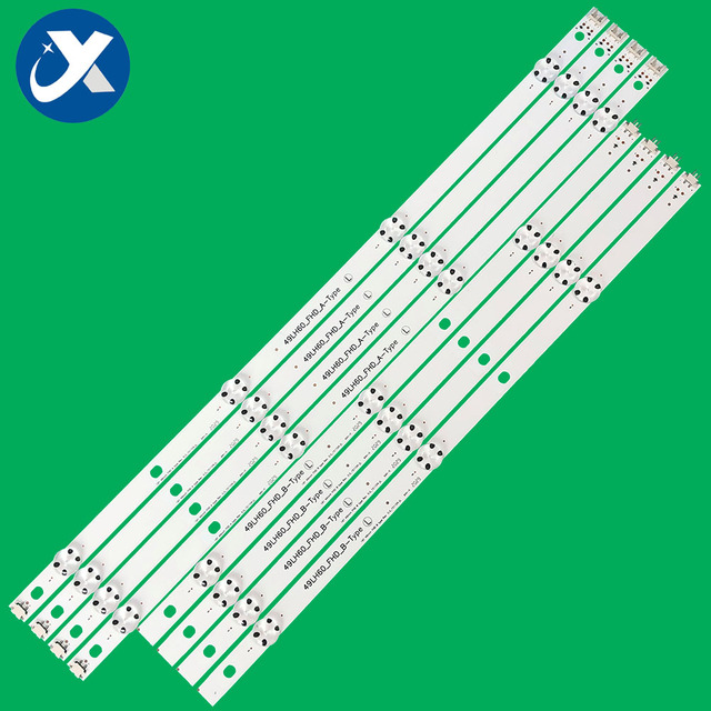 Bar LED TV Backlights for LG 49inch 49LH60_FHD a TYPE 49LH60_FHD B TYPE Backlight TV LED Strips 49LW540S 49LH604