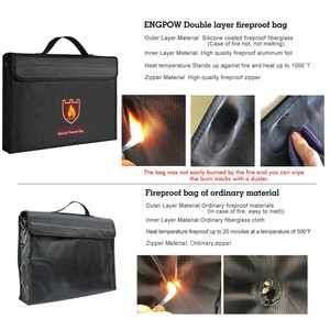 Bolsa de Documentos con Cierre Personalizada de Alta Calidad y Gran Capacidad, para Uso en el Hogar, Oficina y Viajes, Resistente al Fuego, a Altas Temperaturas y al Agua - Product Image 5