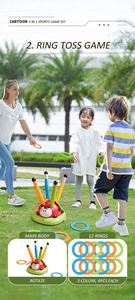 Nouvel arrivage Jeu de saut Anneau de lancer <span class=keywords><strong>Rocky</strong></span> Launcher 3 en 1 Exercices d'extérieur d'intérieur Jouets d'extérieur Ensemble de jeu de sport pour enfants avec musique - Product Image 5