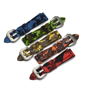 Camo Material de goma correa de reloj de <span class=keywords><strong>Apple</strong></span> Smart <span class=keywords><strong>Watch</strong></span> banda deportiva de silicona para la serie 5 6 <span class=keywords><strong>SE</strong></span> Samsung - Product Image 2