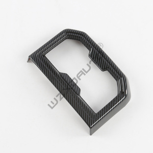 WZXD Carbon Fiber Cover Interior Trim Kit Power <b>Window</b> Switches Door Trim Cup Holder Covers for - Product Image 6