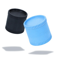 Broyeur à herbes manuel classique double couche durable en plastique biodégradable écologique avec logo personnalisé 40mm/50mm/55mm/63mm pour tabac