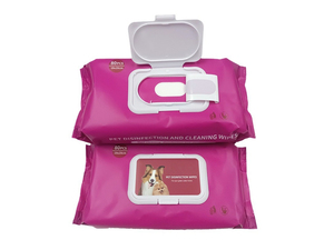 Salviette Delicate <span class=keywords><strong>per</strong></span> <span class=keywords><strong>Cani</strong></span> e Gatti, Deodoranti e Idratanti, <span class=keywords><strong>per</strong></span> Freschezza, Morbidezza e Facile Cura in Movimento - Product Image 1