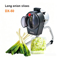 Machine à découper les légumes électrique automatique, hachoir à ciboulette 110W, coupe-oignon vert de type table, nettoyage facile, cuisine sushi