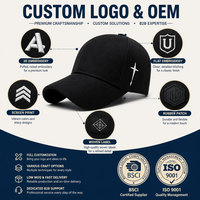 Gorra de Béisbol Personalizada con Cruz Cristiana Bordada, 6 Paneles, Algodón Desgastado, Ajustable, Unisex, Estilo Urbano, OEM, Venta al Por Mayor, MOQ Bajo