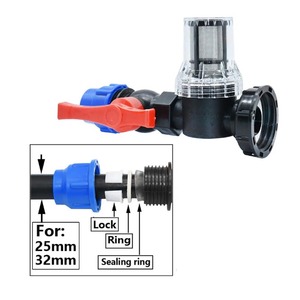 Connecteur de filtre à eau à connexion rapide, arrosage de jardin, taille de connexion 20MM, 25MM, 32mm, corps en plastique, facile à nettoyer - Product Image 4