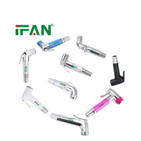 IFAN Douchette WC à jet ergonomique en plastique, pour hygiène musulmane et confort