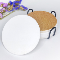 2022 Neues Design Umwelt freundliche Schiefers tein Untersetzer Diy Custom Großhandel Wasser absorbierende Tee tasse Untersetzer Set