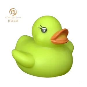 Custom Goedkope Drijvende Speelgoed Douche Zachte Latex Pvc Dier Piepende Baby Bad Speelgoed Mini Rubber Duck