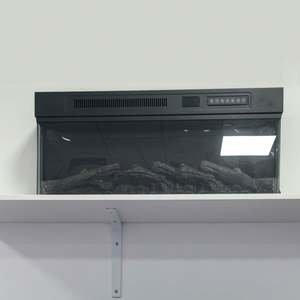 Chauffage électrique télécommandé de 36 pouces Cheminée en verre à <span class=keywords><strong>3</strong></span> côtés avec protection contre la surchauffe - Product Image 2