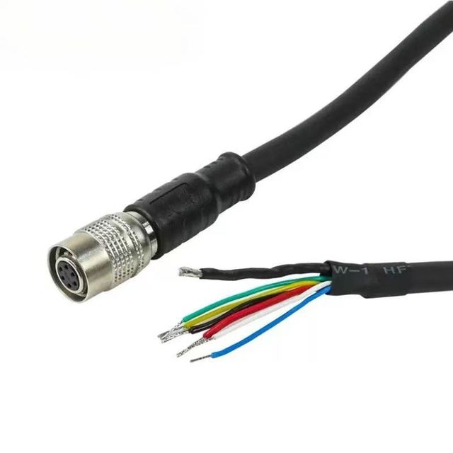 Industrial Camera Network Sensor Trigger M12 Connector Waterproof High-Flex Drag Chain 10-Gigabit Ethernet Cable