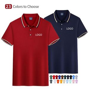Nuevas Camisetas Polo de Poliéster Resistentes a las Arrugas para Hombre, Camisetas de Golf Extra Grandes con Logotipo Personalizado, Uniforme para Empleados, Camiseta Deportiva y de Ocio - Product Image 3