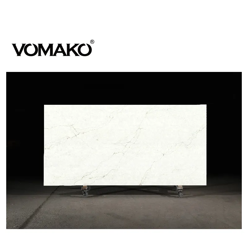 Hot Selling good quality White Marble artificial quartz stone solid surface big slab for various tops