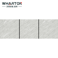 Carrelage mural et de sol en porcelaine moderne antidérapant 800*800, gris foncé poli, aspect marbre brillant, gris clair émaillé, pour maison et salle de bain