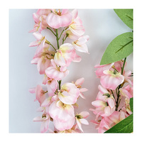 Bunga gantung sutra kualitas tinggi Wisteria buatan terlaris untuk dekorasi rumah dan pernikahan dekorasi dinding dan hiasan tengah meja