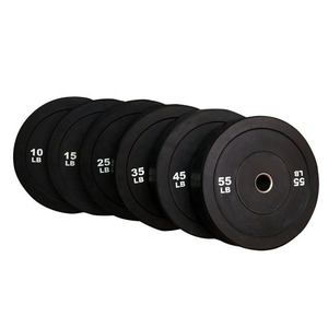 Discos de <span class=keywords><strong>Pesas</strong></span> de Goma de 5 kg a 25 kg, Discos para Barra, Accesorios para Entrenamiento de Fuerza y Levantamiento de <span class=keywords><strong>Pesas</strong></span> en Casa o Gimnasio Comercial - Product Image 2