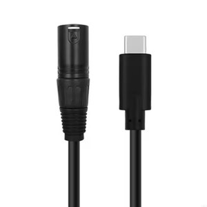 Adattatore cavo bilanciato da C a 3pin XLRs, Plateds oro USB di tipo C a XLRs maschio femmina cavo audio per telefoni cellulari - Product Image 4
