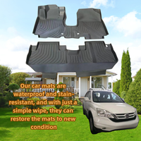 Convient pour 2007-2011 HONDA CRV avec tapis de voiture de protection contre les intempéries