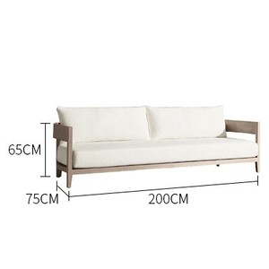 Ensemble <span class=keywords><strong>de</strong></span> meubles <span class=keywords><strong>de</strong></span> <span class=keywords><strong>jardin</strong></span> modernes imperméables <span class=keywords><strong>de</strong></span> luxe <span class=keywords><strong>canapé</strong></span> <span class=keywords><strong>de</strong></span> patio <span class=keywords><strong>canapé</strong></span> d'extérieur sectionnel en bois <span class=keywords><strong>de</strong></span> teck et en aluminium - Product Image 6